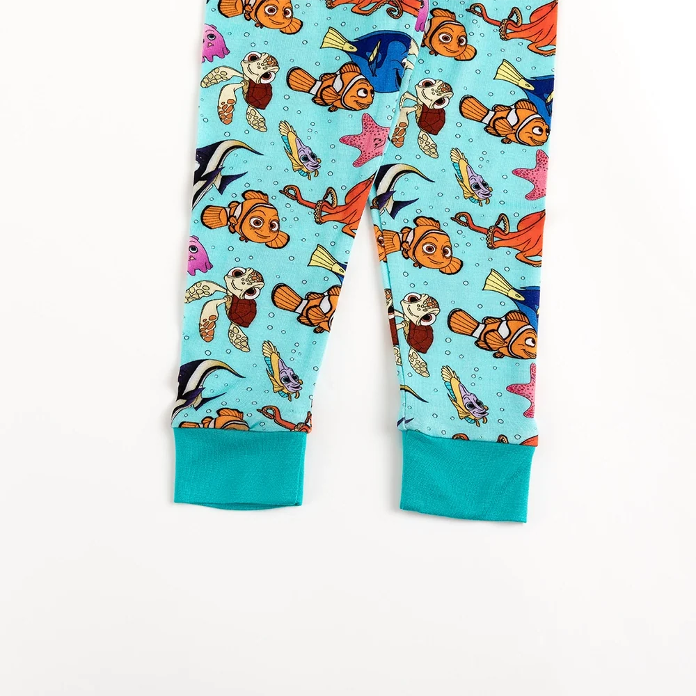 Marine Animals Kids Bamboo Two-Piece Pajama Set
