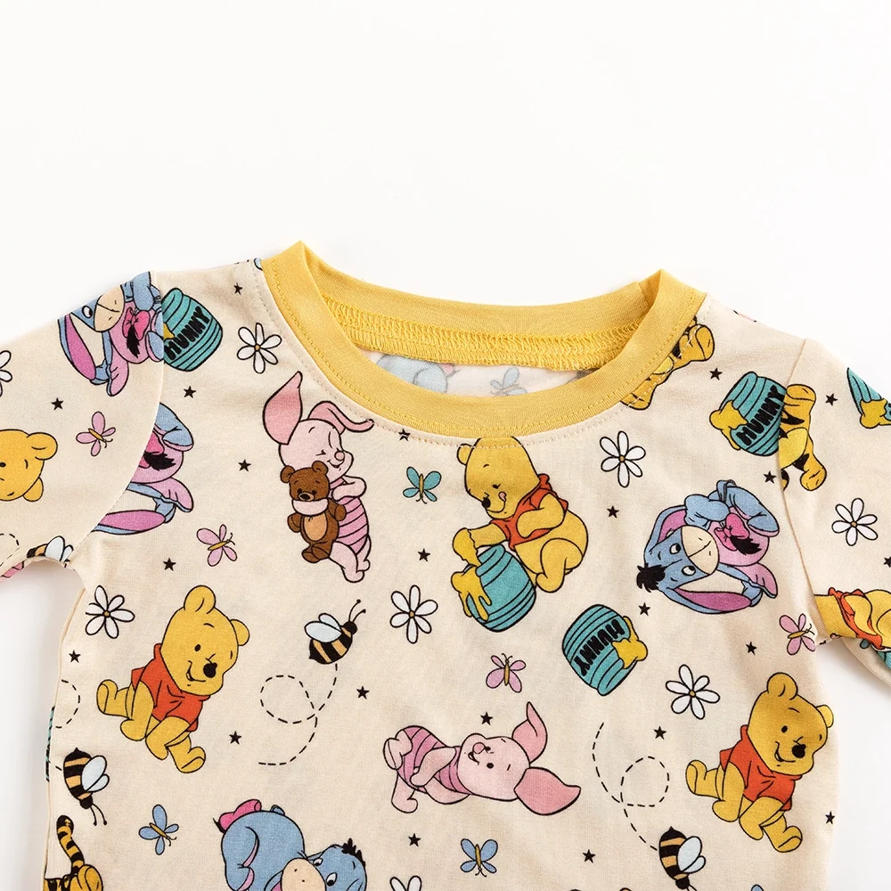 Little Bear Bee Pig Kids Bamboo Two-Piece Pajama Set