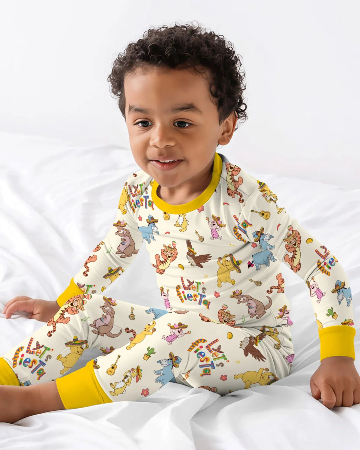 Let's Fiesta Bamboo Two Piece Long Sleeve Pajama Set