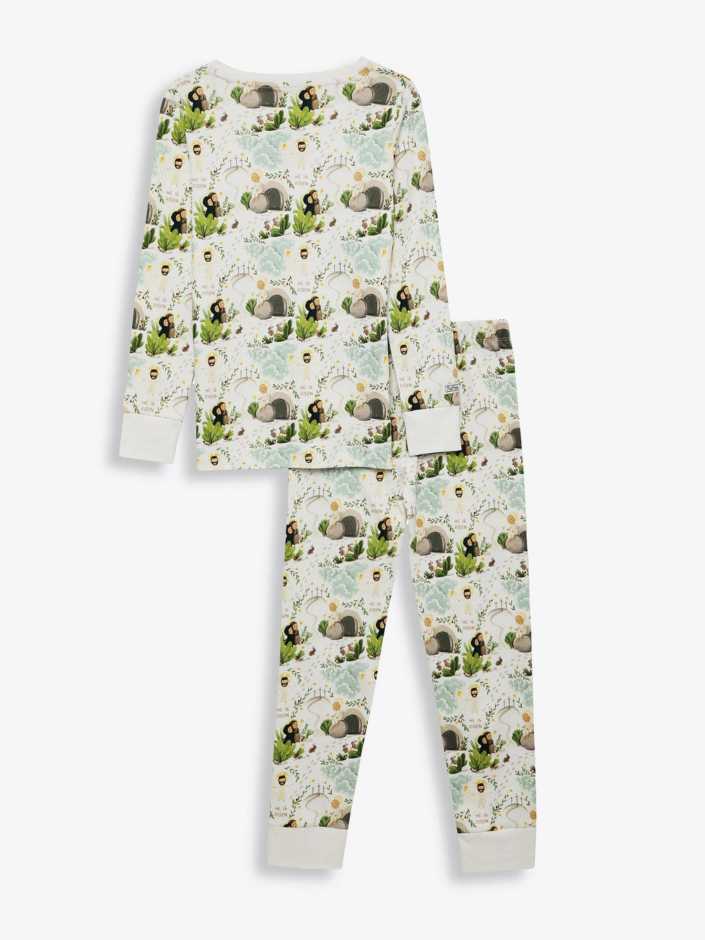 He Is Risen Cotton Long Sleeve Pajama Set