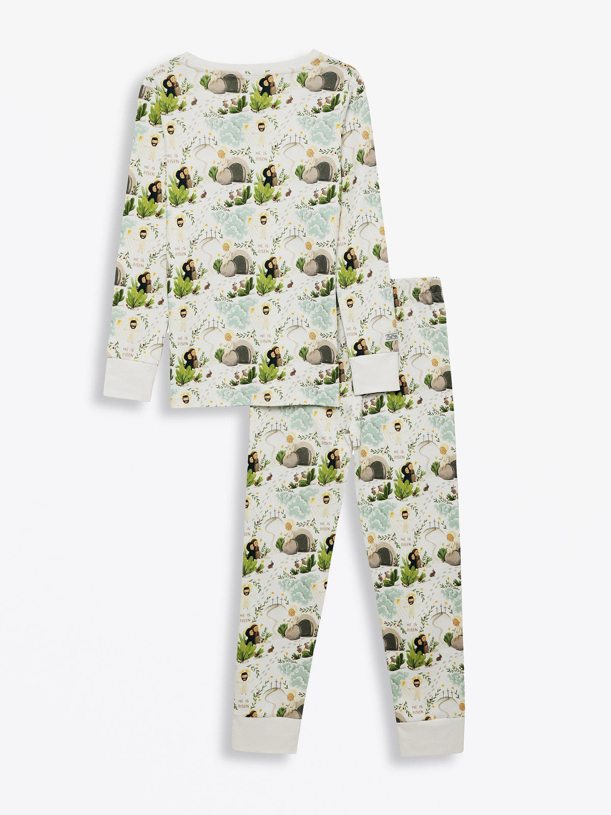 He Is Risen Cotton Long Sleeve Pajama Set