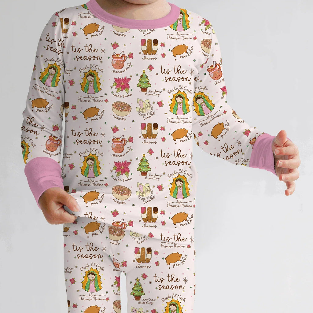 Our Lady of Guadalupe Bamboo Two Piece Long Sleeve Pajama Set
