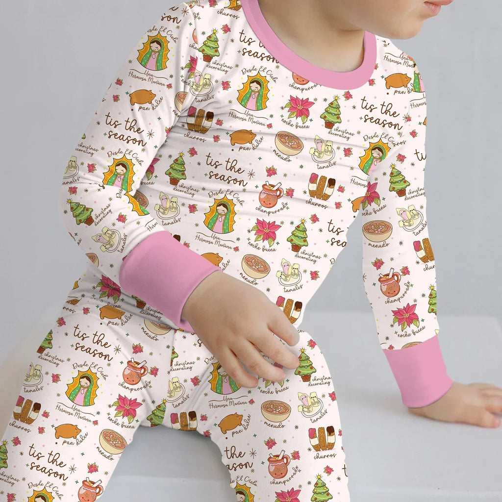 Our Lady of Guadalupe Bamboo Two Piece Long Sleeve Pajama Set