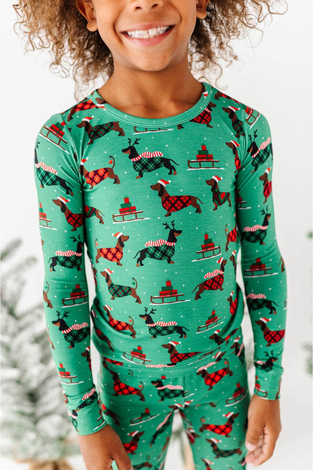 Pajama Set - Tartan Tails