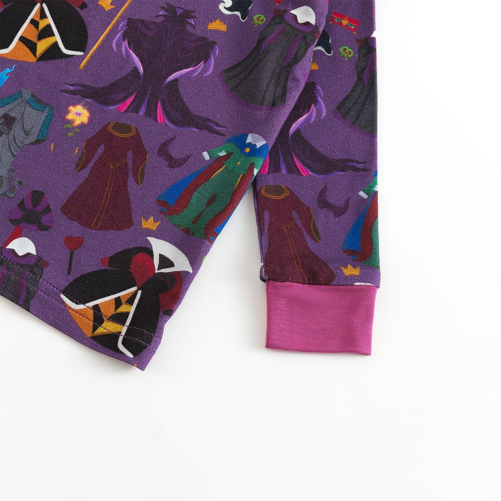 Halloween Classic Cartoon Characters Bamboo Two-Piece Long Sleeve Pajama Set