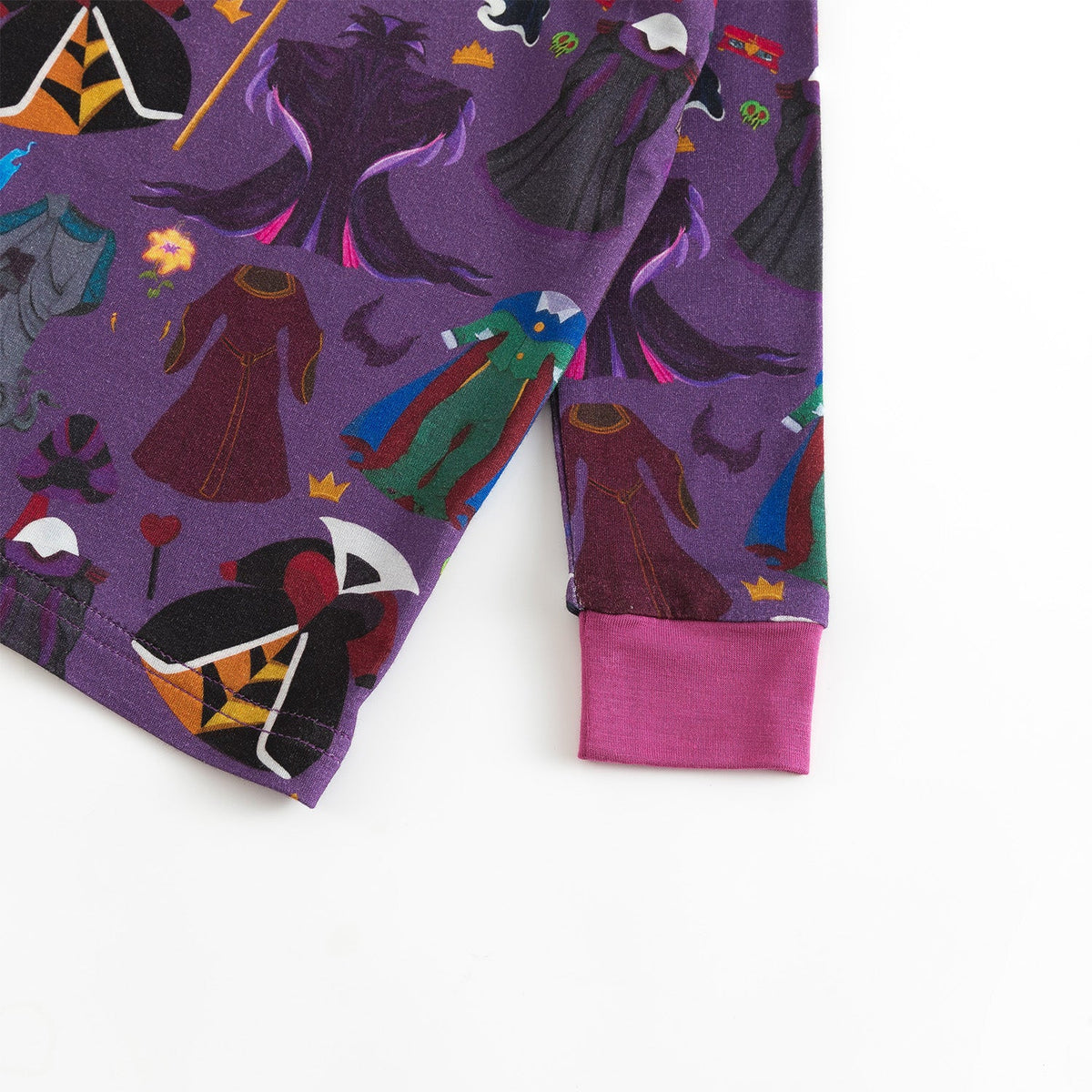 Halloween Classic Cartoon Characters Bamboo Two-Piece Long Sleeve Pajama Set