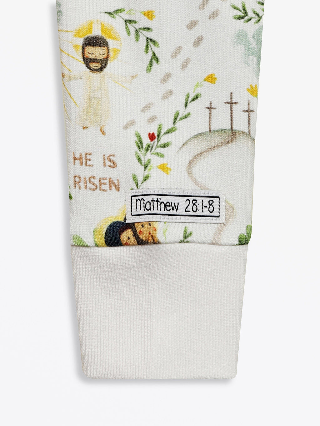He Is Risen Cotton Long Sleeve Pajama Set