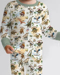 Dino Discovery Bamboo Two Piece Long Sleeve Pajama Set