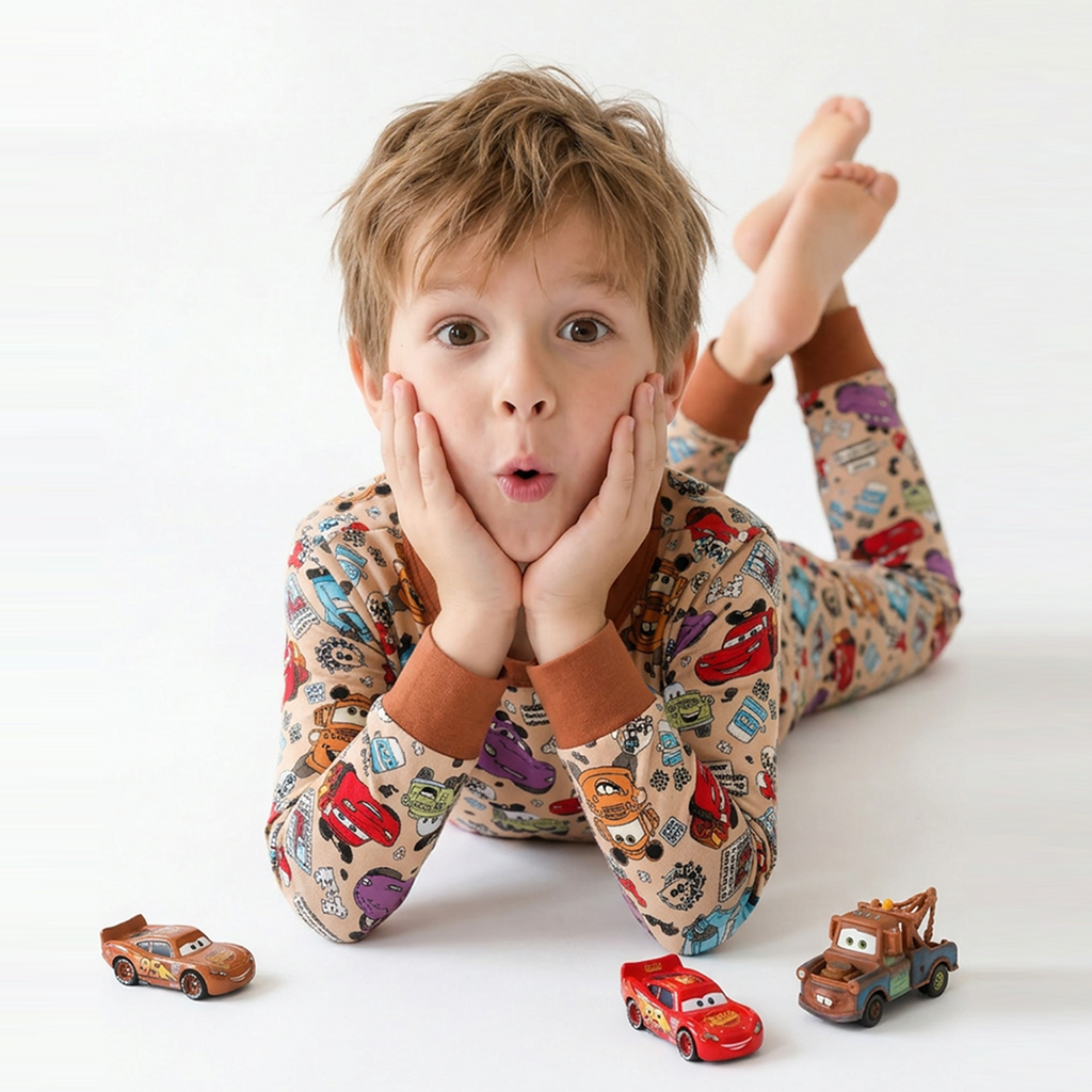 Car Club Kids Bamboo Two-Piece Pajama Set