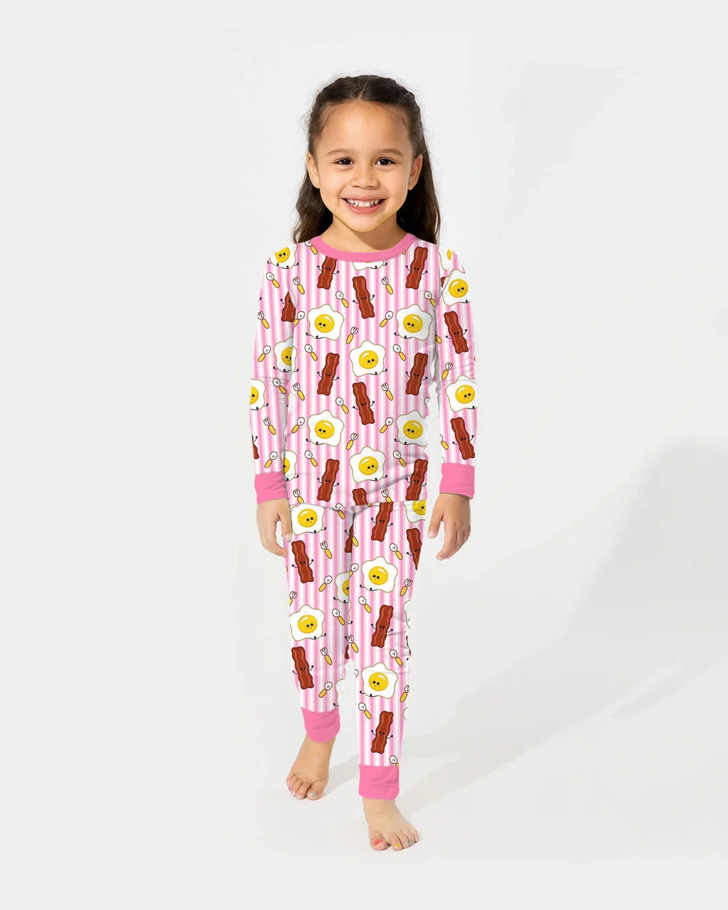 Breakfast Club Bamboo Two Piece Long Sleeve Pajama Set
