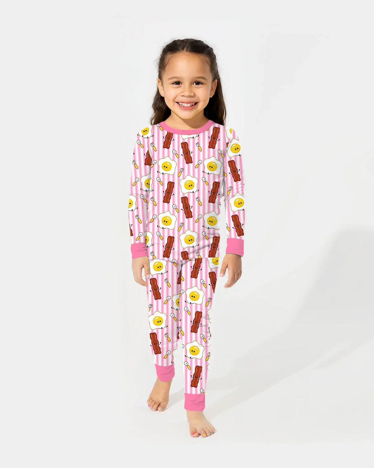 Breakfast Club Bamboo Two Piece Long Sleeve Pajama Set