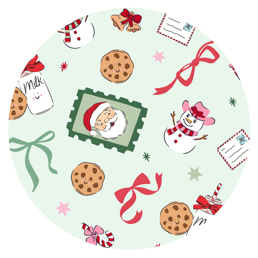 Christmas Santa’s Sweet Treats Kids Bamboo Two-Piece Pajama Set