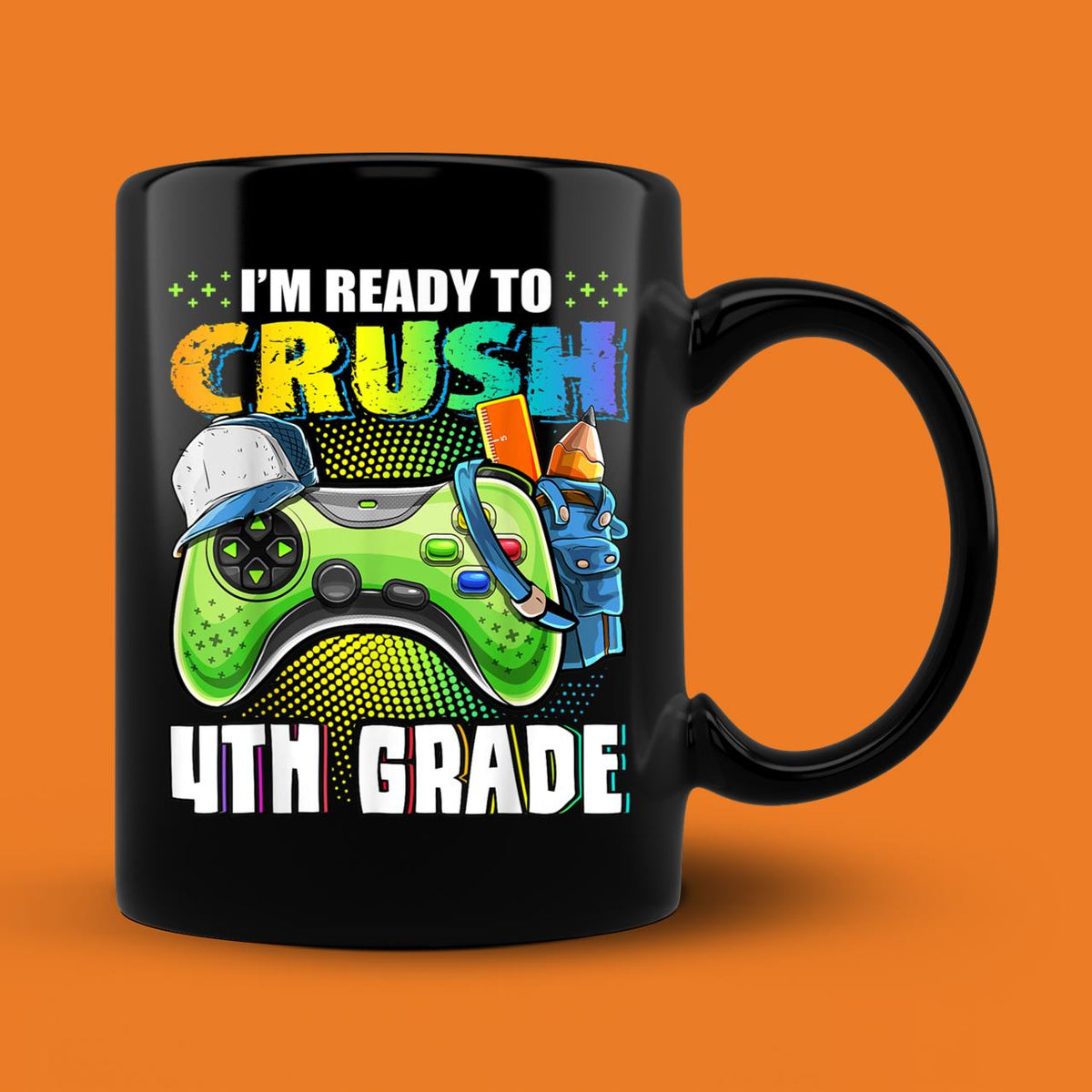 4th Grade Back to School Video Game Boys Mug