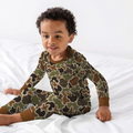 Mallard Hunting Bamboo Two Piece Long Sleeve Pajama Set