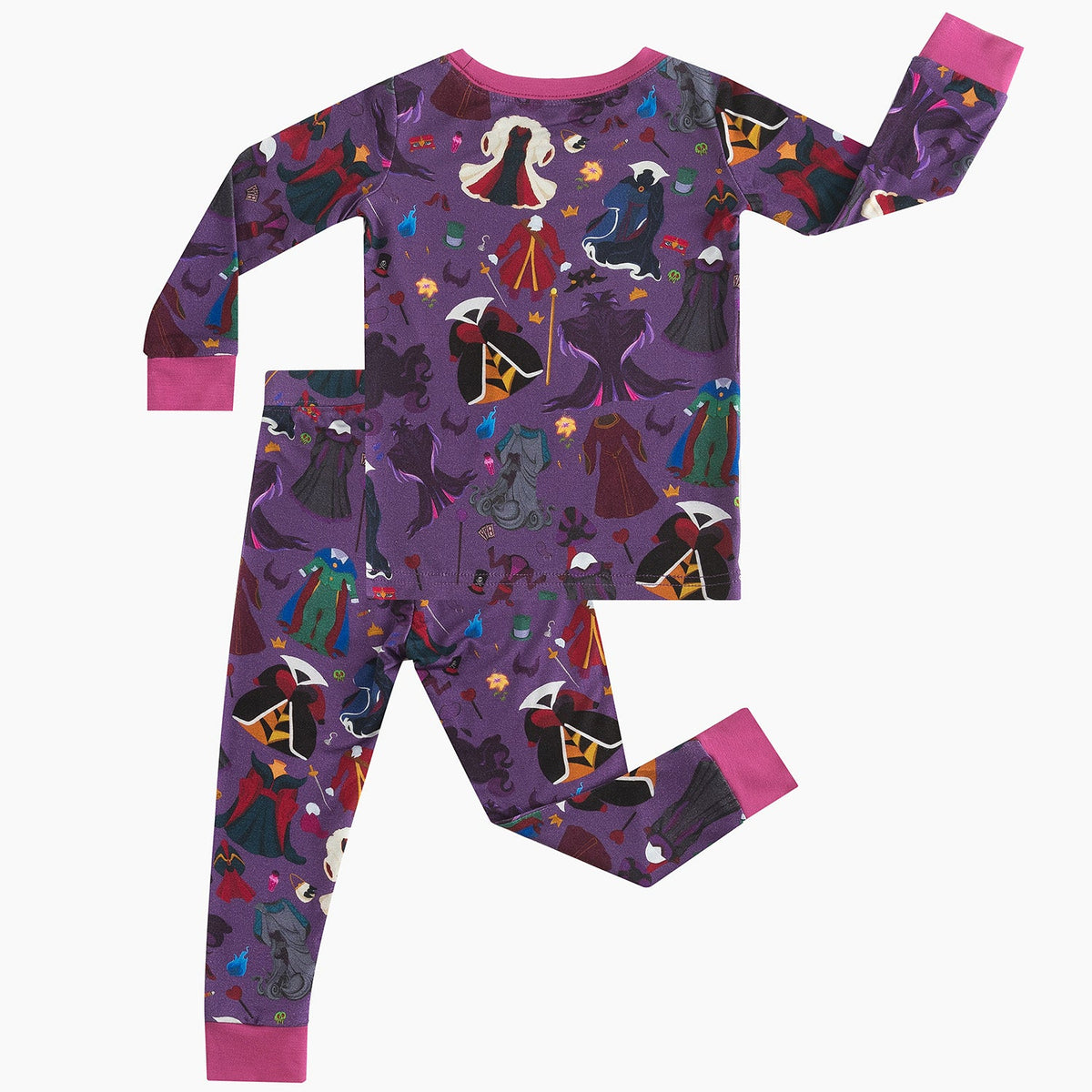 Halloween Classic Cartoon Characters Bamboo Two-Piece Long Sleeve Pajama Set