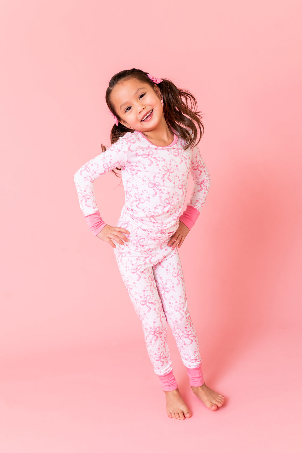 Two Piece Jammies- LOVELACE BOWS