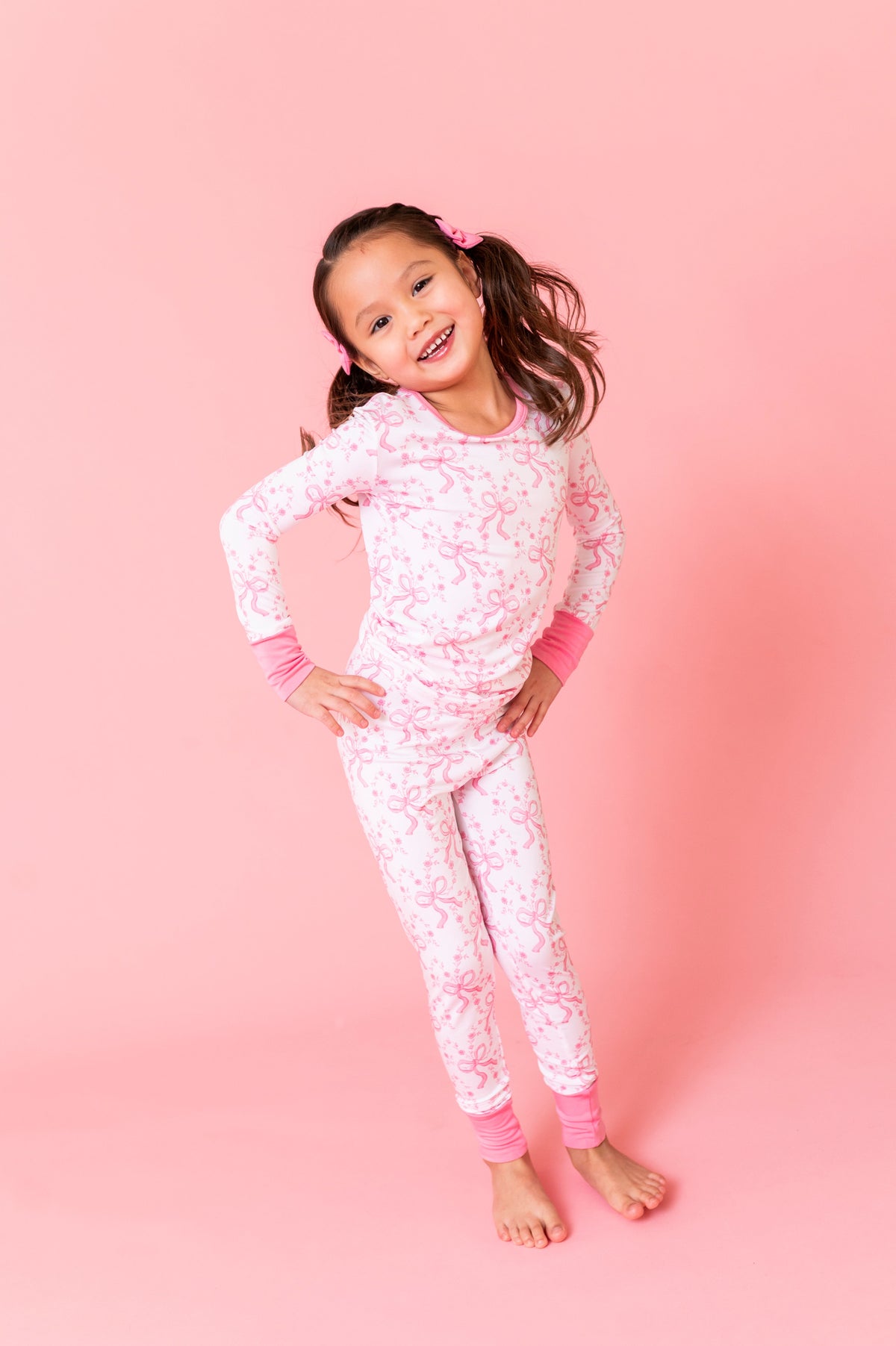 Two Piece Jammies- LOVELACE BOWS