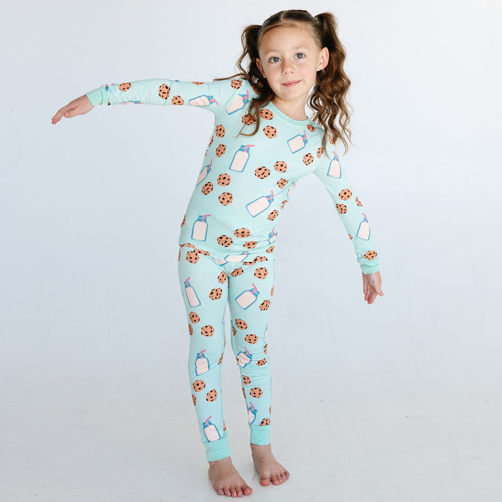 Cookie Milk Bamboo Long Sleeve Pajama Set