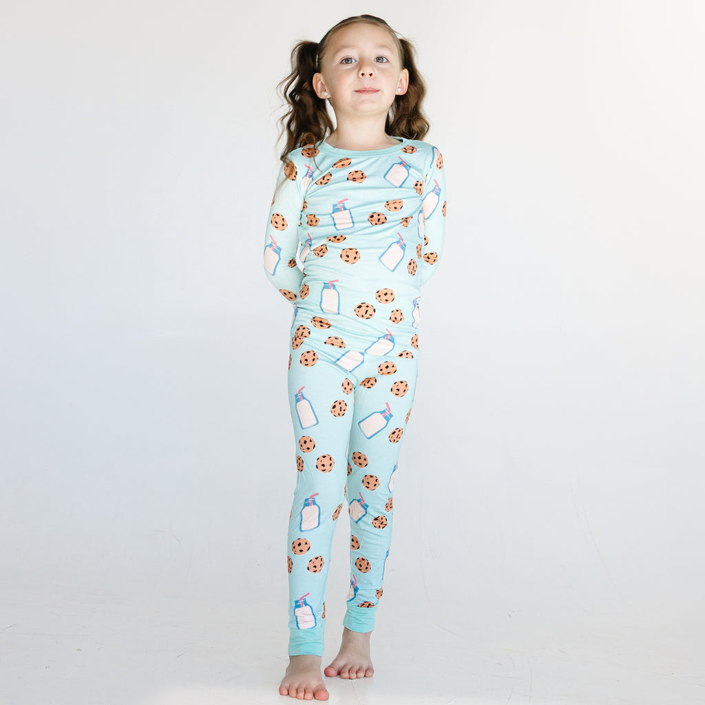 Cookie Milk Bamboo Long Sleeve Pajama Set