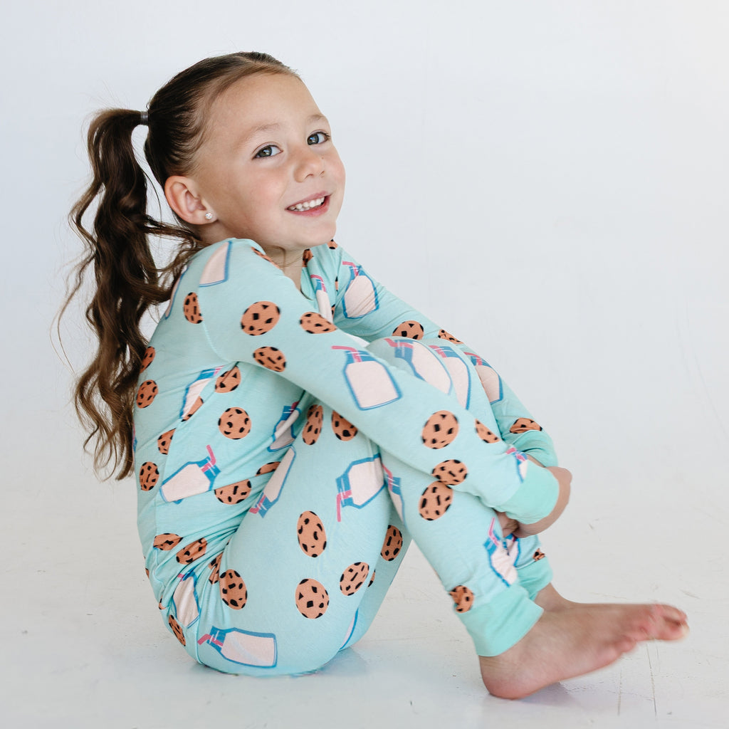 Cookie Milk Bamboo Long Sleeve Pajama Set