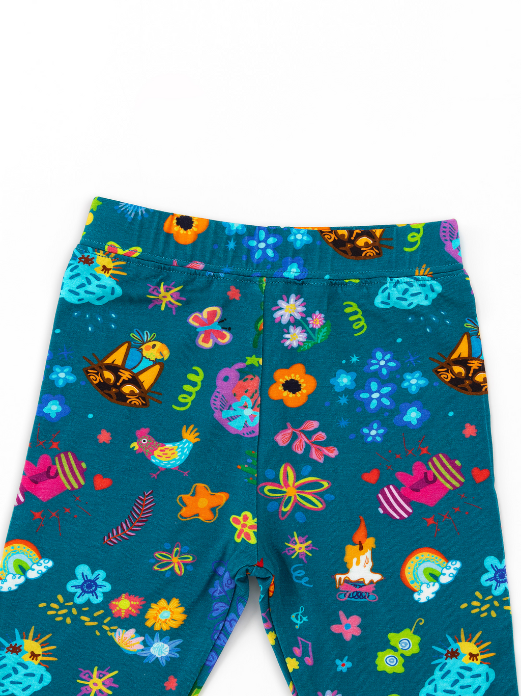 Kids Bamboo Two-Piece Pajama Set Spring Magic Garden