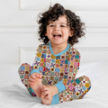 Heritage Quilt Bamboo Two Piece Long Sleeve Pajama Set