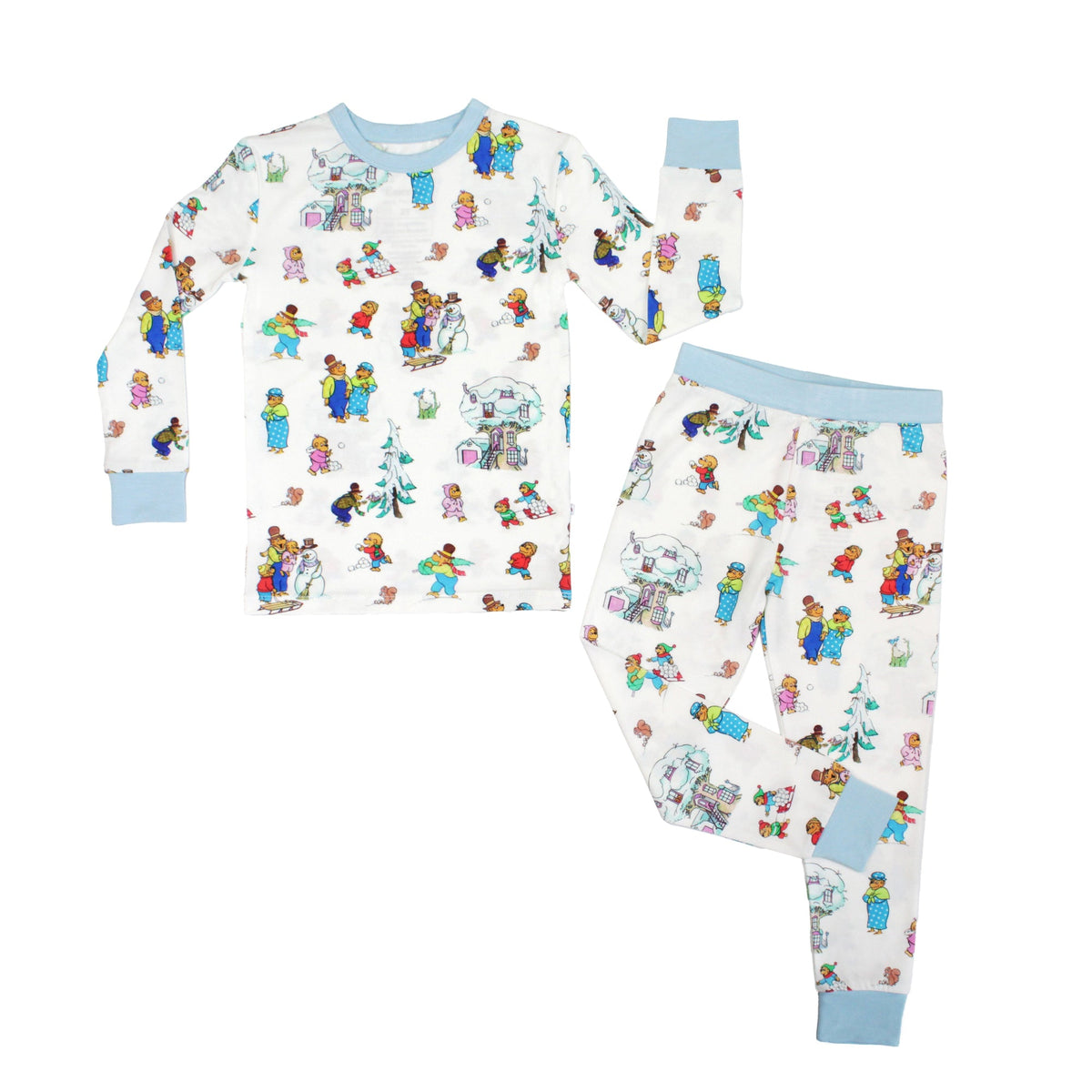Berenstain Bears® Snow Day Bamboo Long Sleeve Kids Pajama Pants Set