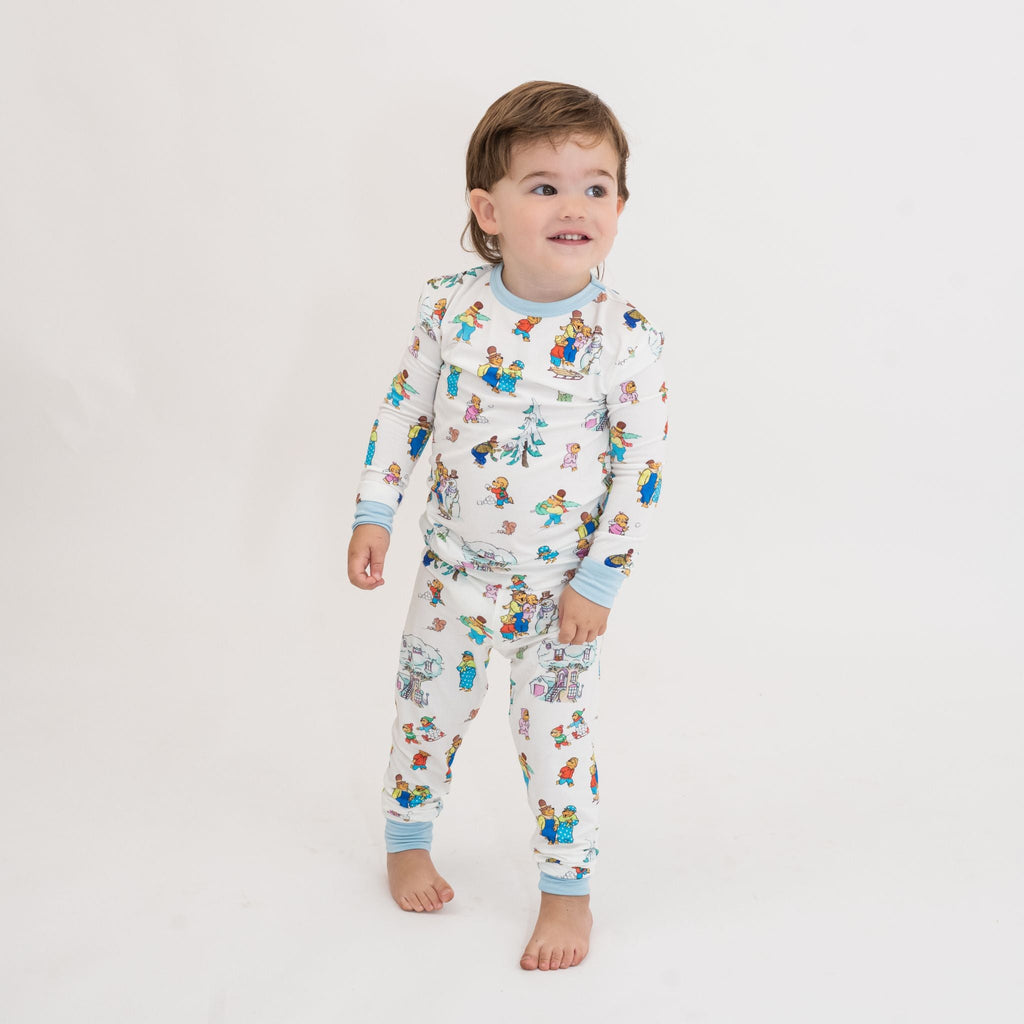 Berenstain Bears® Snow Day Bamboo Long Sleeve Kids Pajama Pants Set