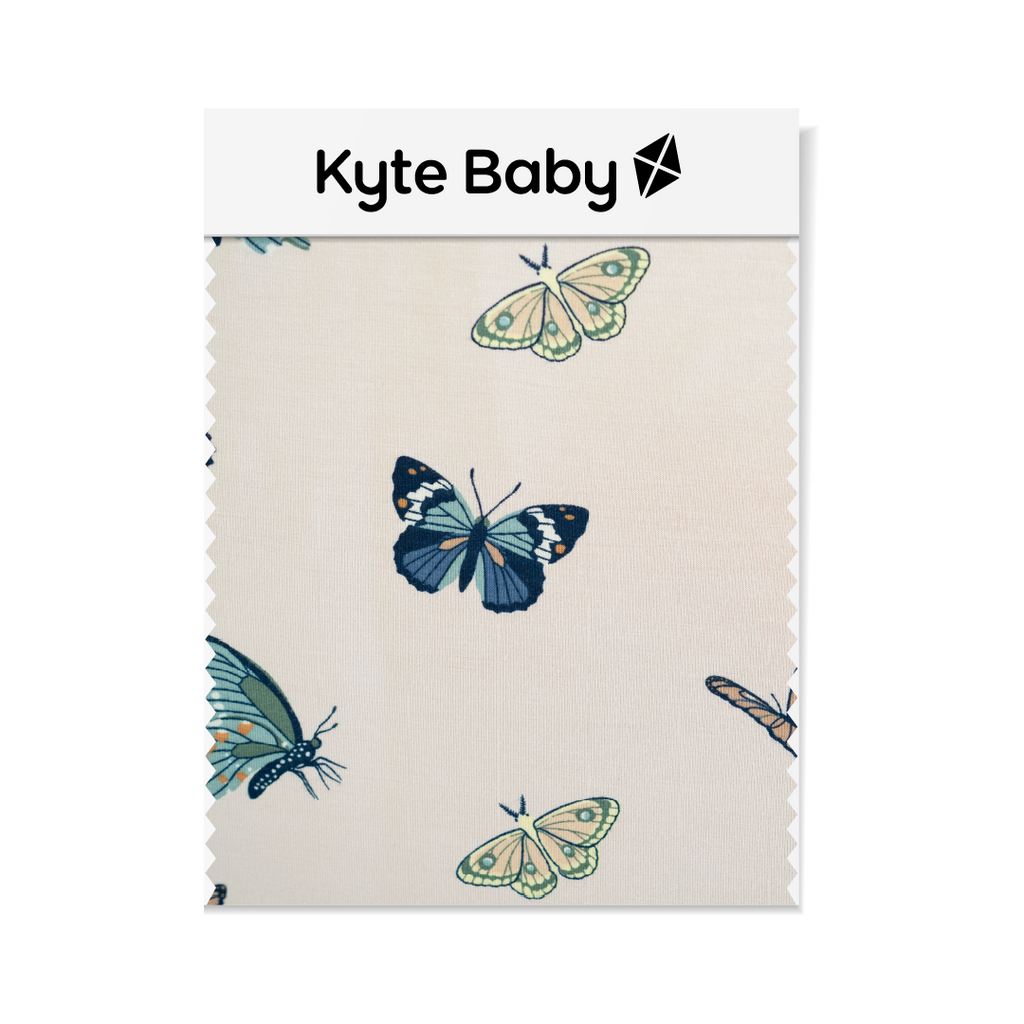 Long Sleeve Pajamas in Blush Butterfly