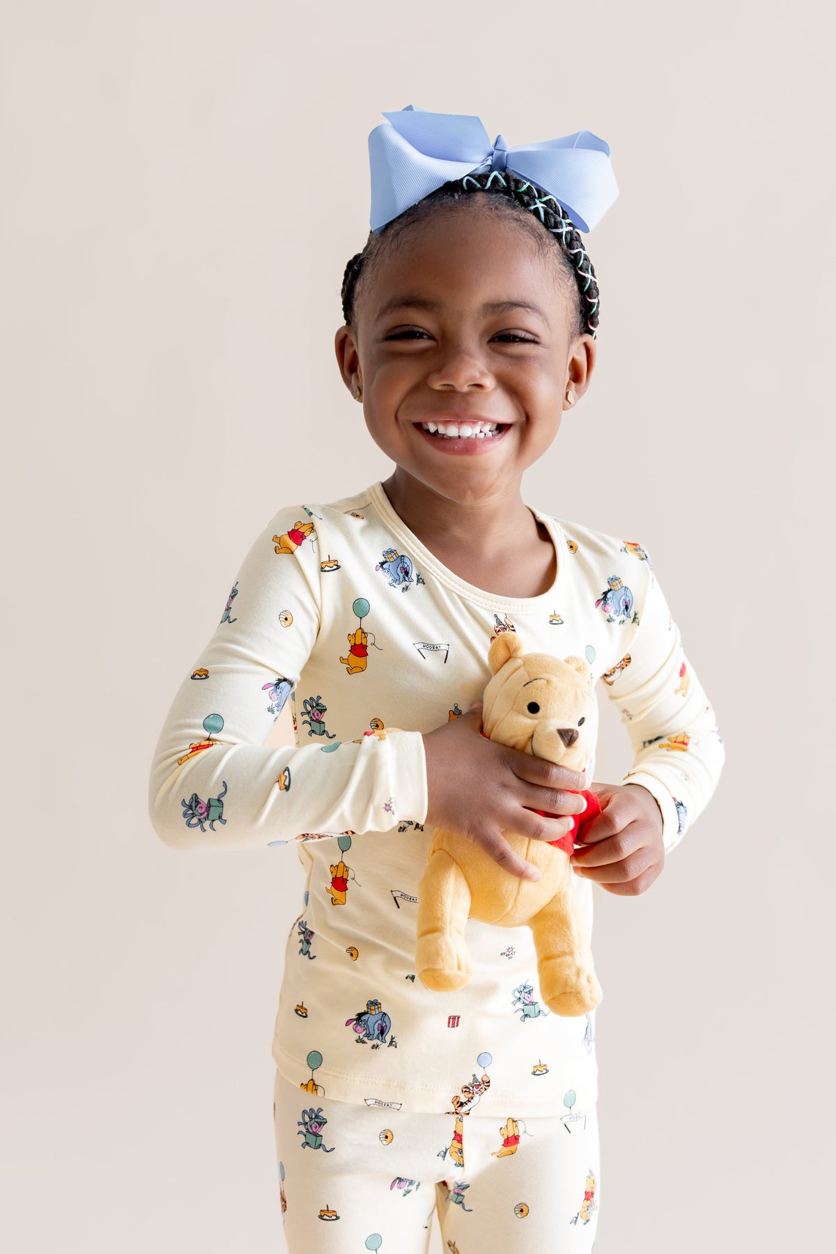 Long Sleeve Pajamas in Winnie the Pooh Celebration