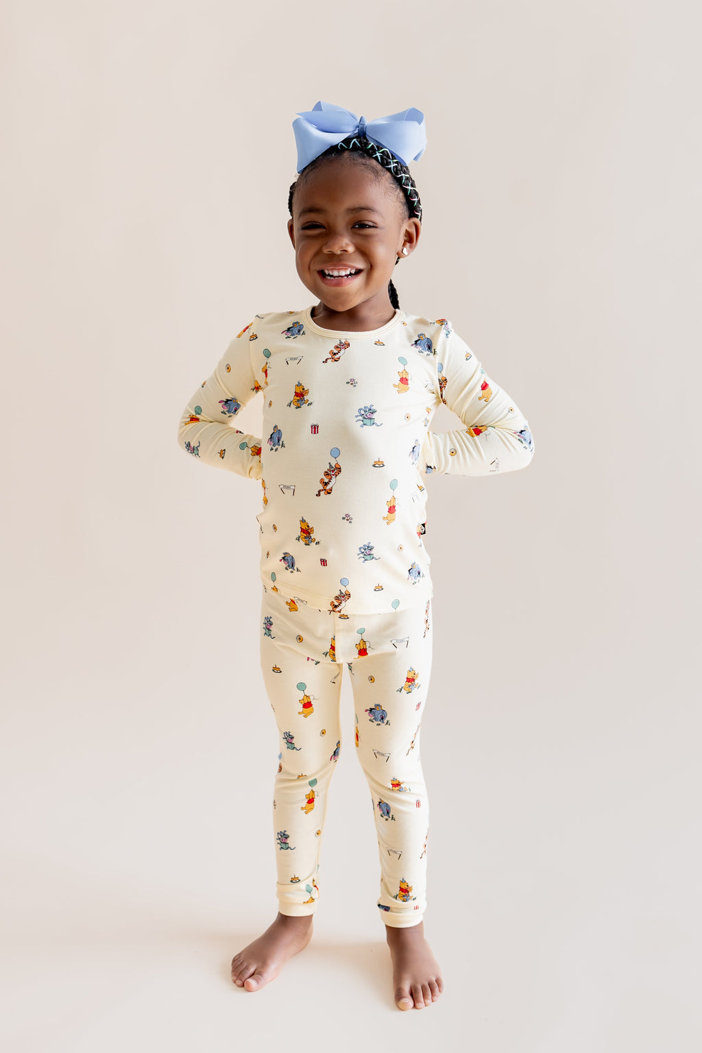 Long Sleeve Pajamas in Winnie the Pooh Celebration