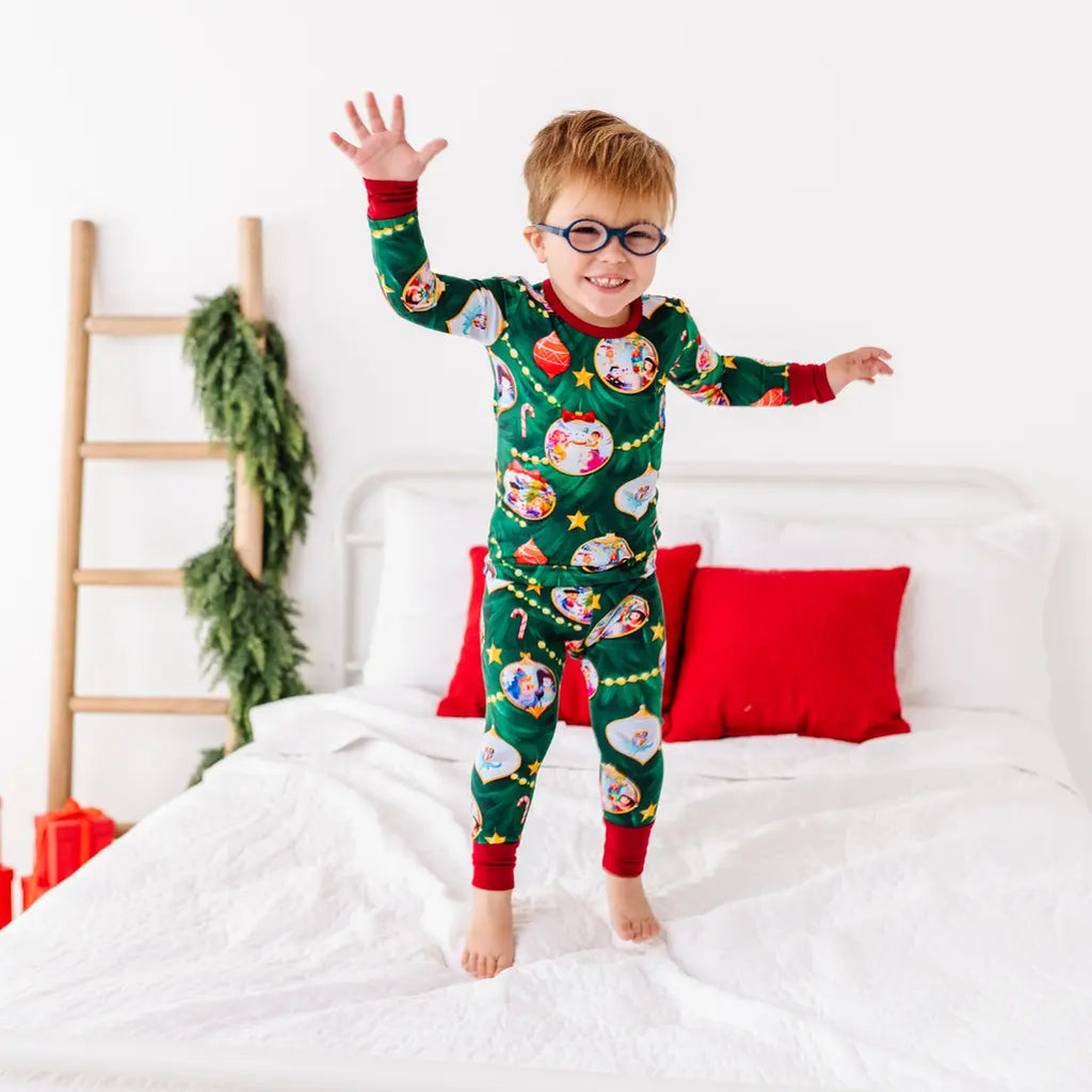 Christmas Ornaments Pajama Set