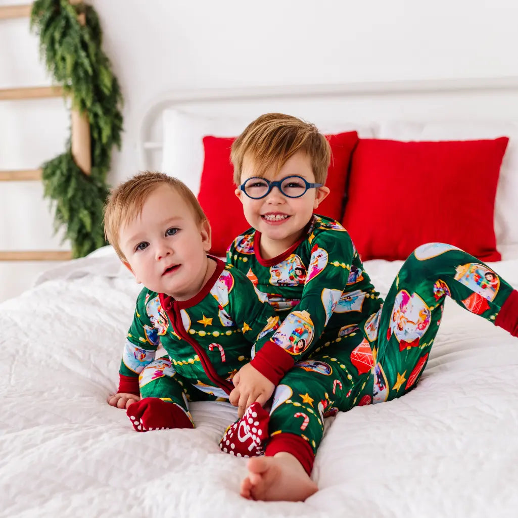 Christmas Ornaments Pajama Set