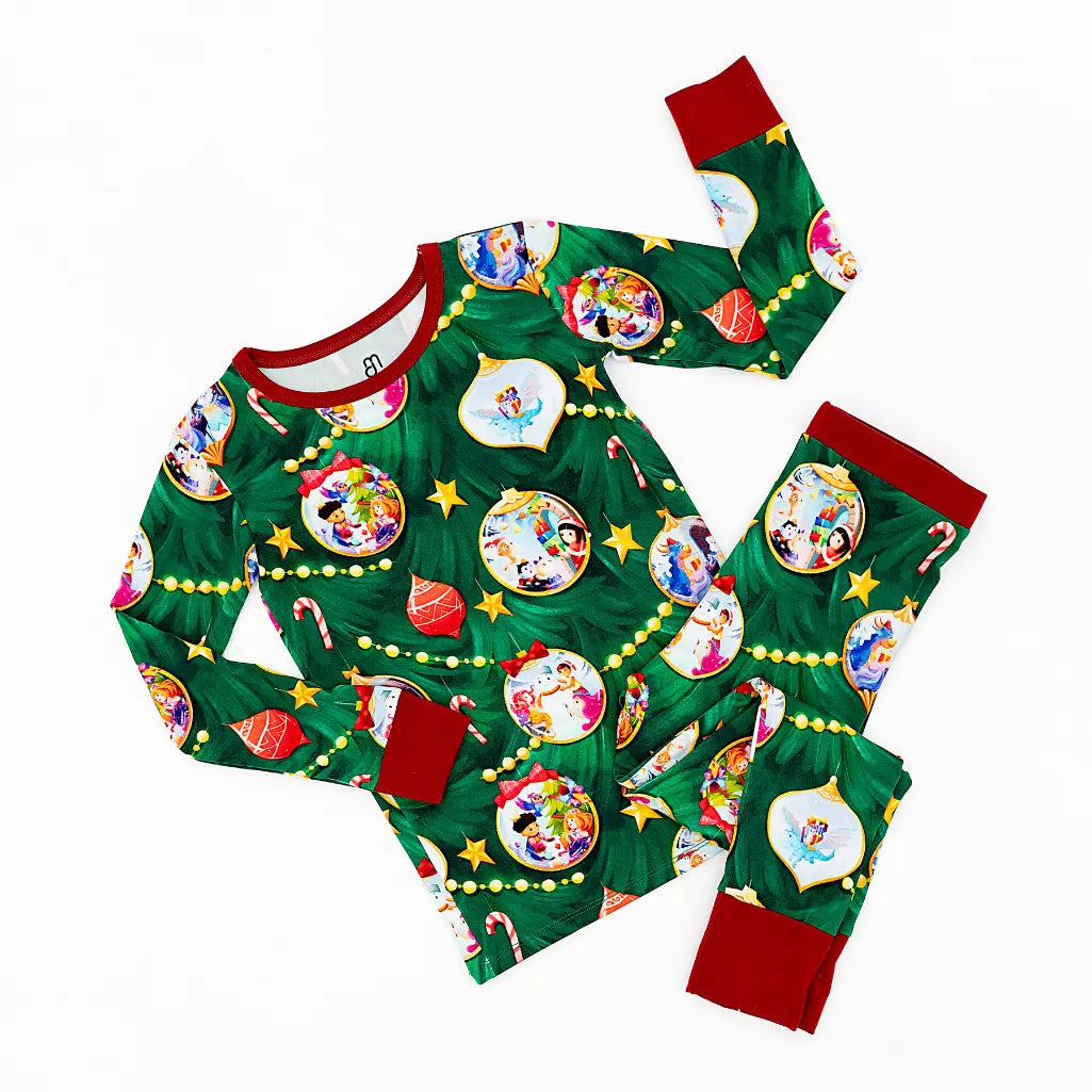 Christmas Ornaments Pajama Set