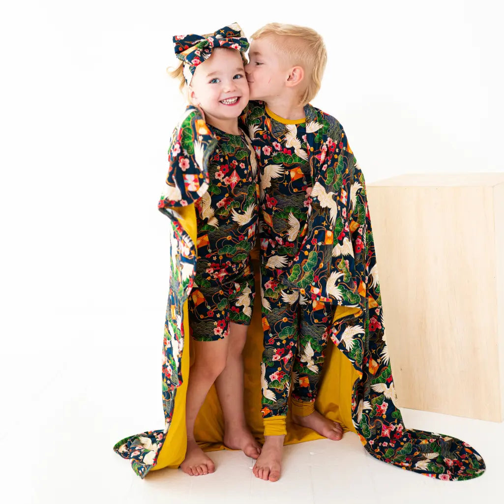 Crane Pajama Set
