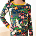 Crane Pajama Set