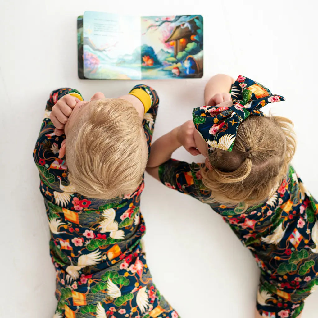 Crane Pajama Set