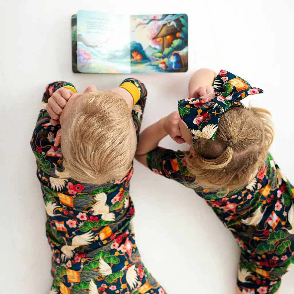 Crane Pajama Set