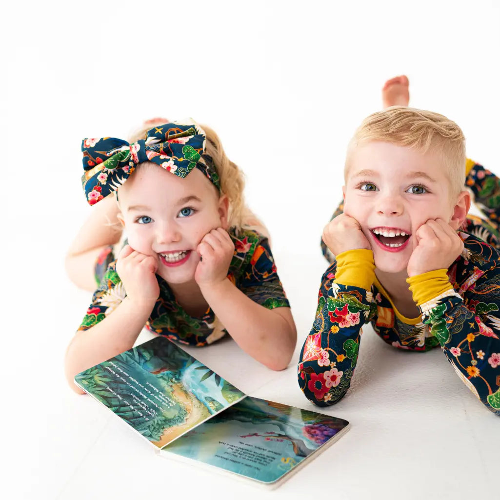 Crane Pajama Set
