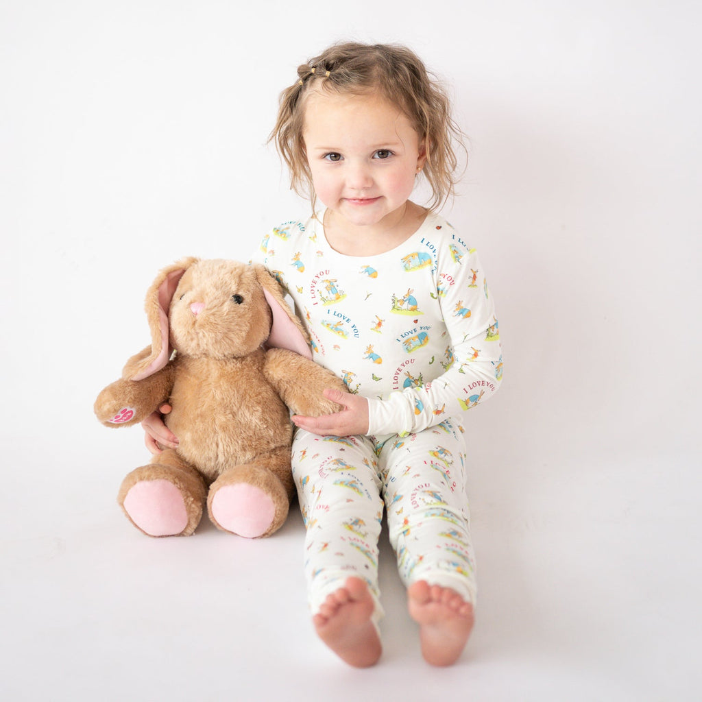 FancyPrince Mother's Day Bunny Love Kid Two-Piece Pajama Set