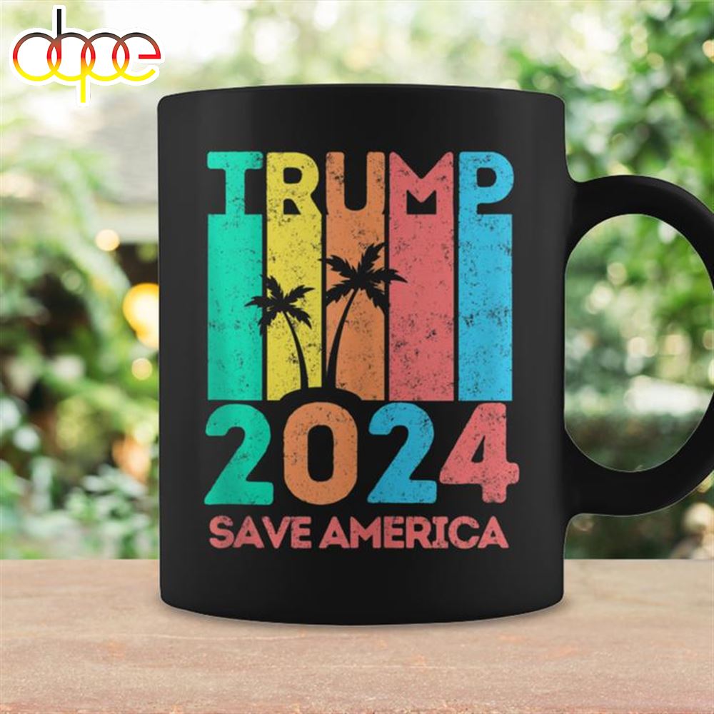 Donald Trump 2024 Save America Trump Girl Momlife Coffee Mug