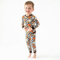 Halloween Skateboard Ghost Pumpkin Bamboo Long Sleeve Pajama Set