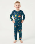 Solar System Explorers Bamboo Two Piece Long Sleeve Pajama Set