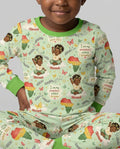 Custom Name Juneteenth I Am My Ancestors' Wildest Dream Bamboo Two Piece Long Sleeve Pajama Set