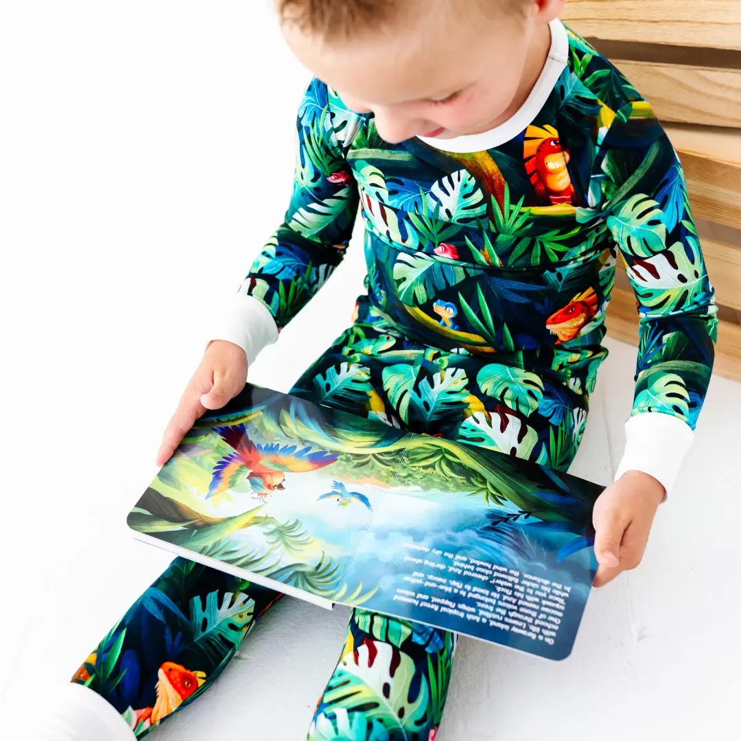 Scales the Iguana Pajama Set