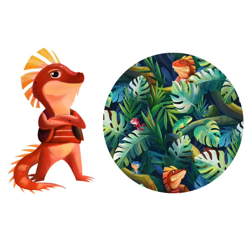 Scales the Iguana Pajama Set