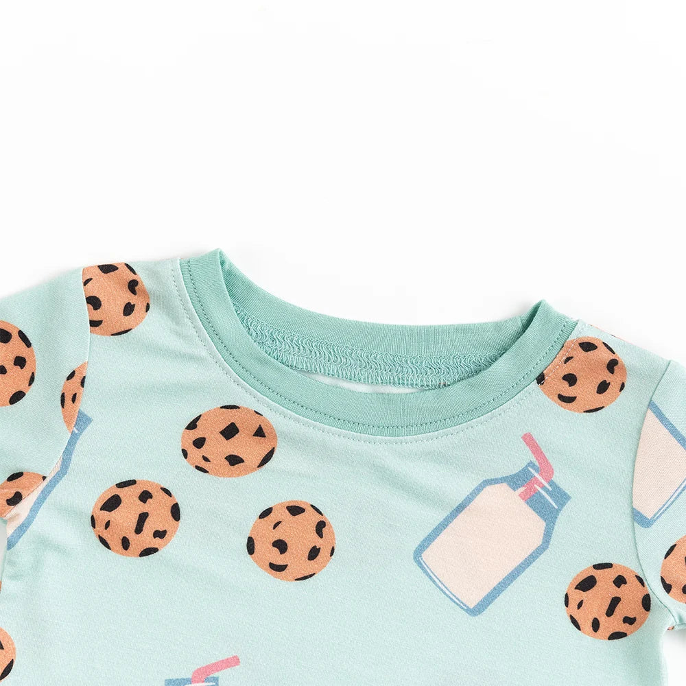 Cookie Milk Bamboo Long Sleeve Pajama Set