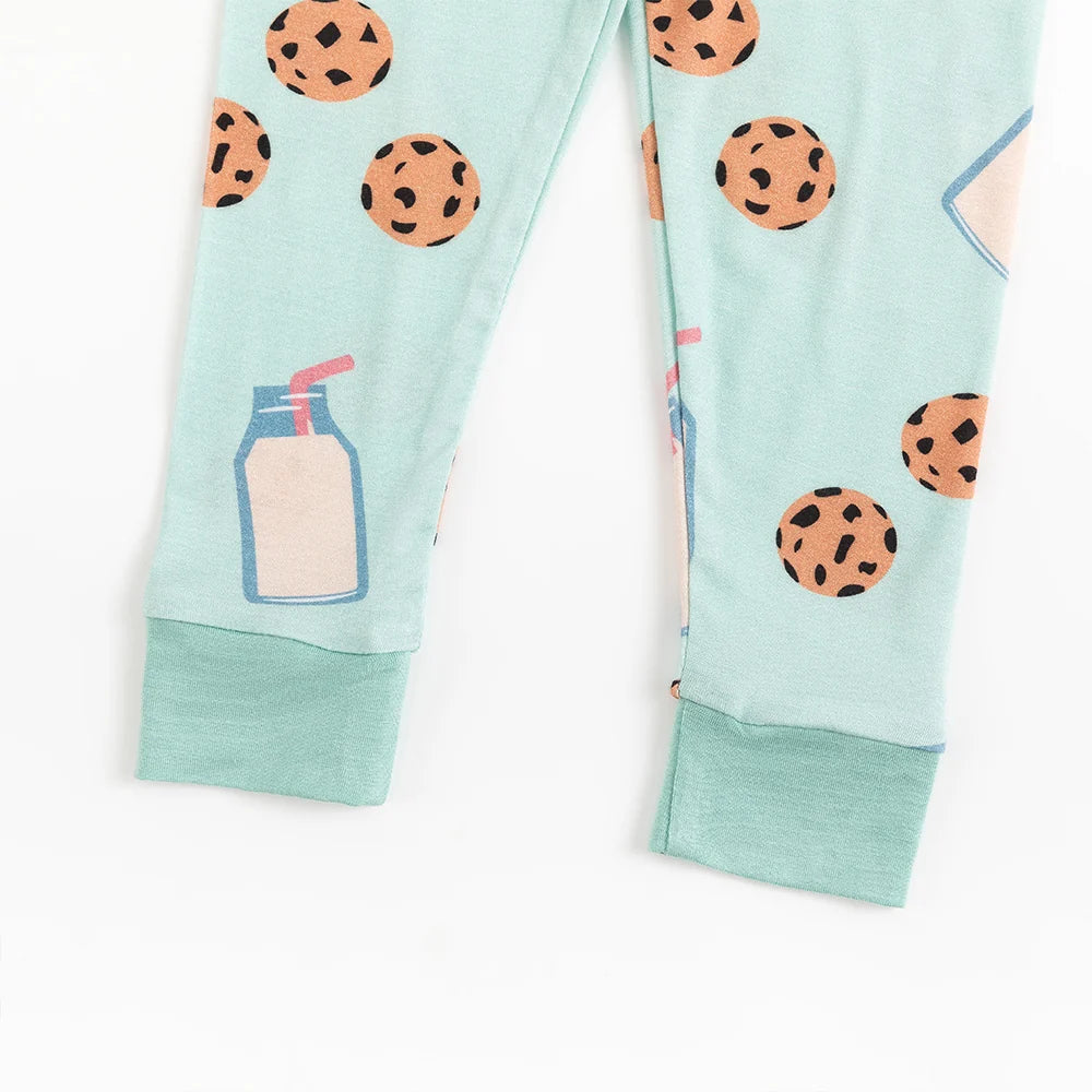 Cookie Milk Bamboo Long Sleeve Pajama Set