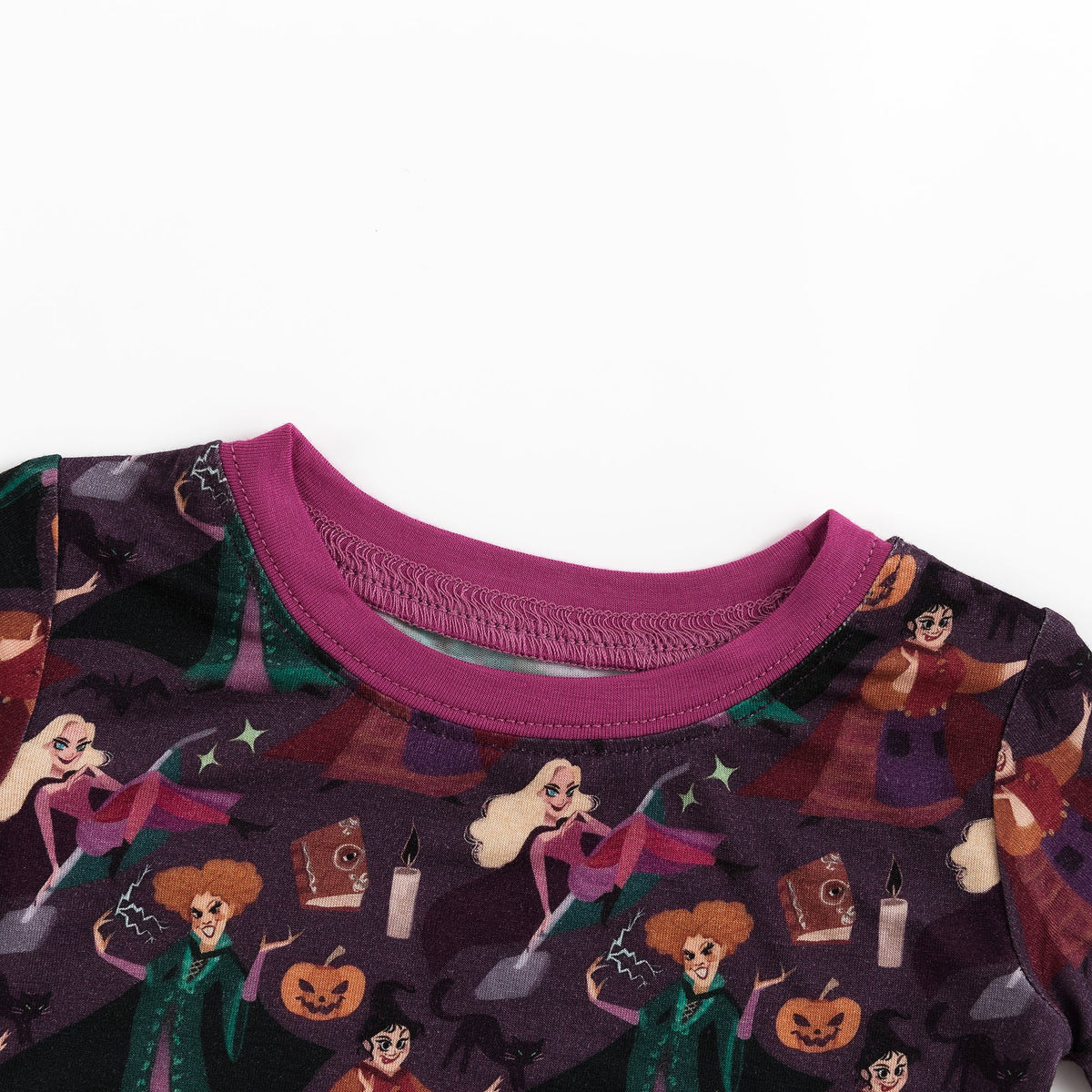 Halloween Crazy Witch Bamboo Two-Piece Long Sleeve Pajama Set