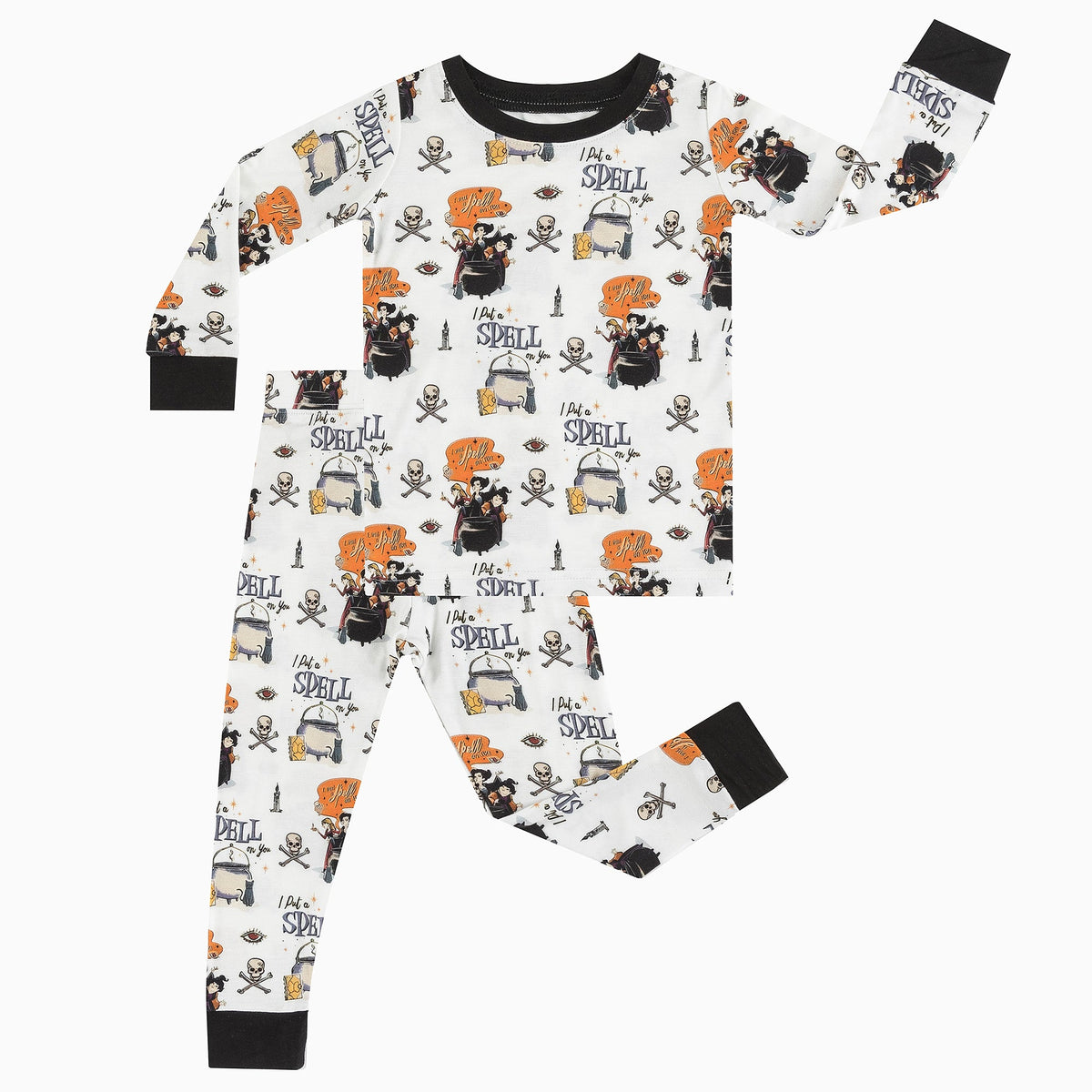 Halloween Witch Magic Potion Bamboo Long Sleeve Pajama Set